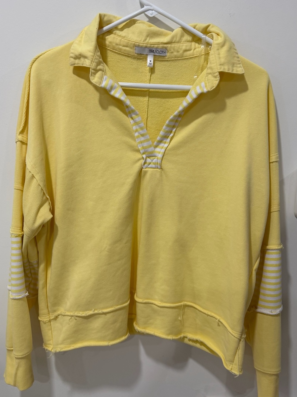 Sunny Stripe Yellow Jogger Set - Women Pants & Jumpsuits - Picture 3 of 10
